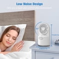 thumbnail image 4 of Ventilador humidificador Enfriador de aire de escritorio recargable Ventilador de enfriamiento ajustable personal con luz nocturna Advancent HA006358-00B, 4 of 6