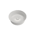 thumbnail image 2 of BOCCHI 1478-001-0125 Sottile Vessel Fireclay with Matching Drain Cover In White, 2 of 4
