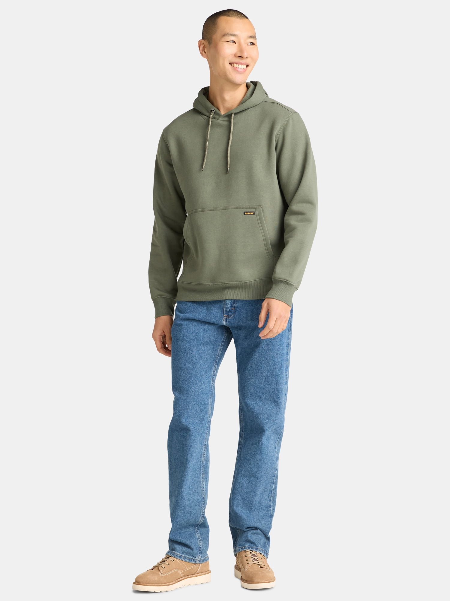 Brahma Men's and Big Men's Work Wear Hoodie, Size S-3XL