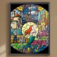 thumbnail image 1 of Cuadros Decorativos 5D DIY Full Round Drill Diamond Painting Sirene Decorazione domestica (ZQ371) Wdftyju de costura negro 4 estilos, 1 of 7