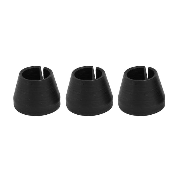 Repuestos de Chuck de Metal de 1/4 Pulgada de Diámetro Interno para Herramienta de Recortadora 3 Piezas