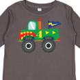 thumbnail image 4 of Inktastic 4th Birthday Truck Boys Long Sleeve Toddler T-Shirt, 4 of 5