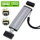 thumbnail image 2 of Inteprter Carcasa M.2 NVME SSD con USB C 3.1 USB3.0 a M.2 Cartucho de disco duro biprotocolo M Key para 2242 2280 M2 Type3, 2 of 6