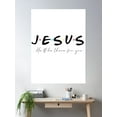 thumbnail image 2 of J. E. S. U. S Poster Wall Art, Modern Wall Decor For Living Room Bedroom, 8x12 UNFRAMED, 2 of 3