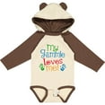 thumbnail image 3 of Inktastic Gammie Loves Me Grandkids Boys or Girls Long Sleeve Baby Bodysuit, 3 of 5