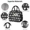thumbnail image 4 of Insulated Lunch Tote for Adults - Waterproof & Thermal Reusable Lunch Bag with Tooth Pattern Design, Leakproof Dental-Themed Lunch Box for Office, School, Travel - Durable & Stylish Oral, 4 of 5