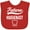Red, variant on Inktastic Future Dental Hygienist Boys or Girls Baby Bib