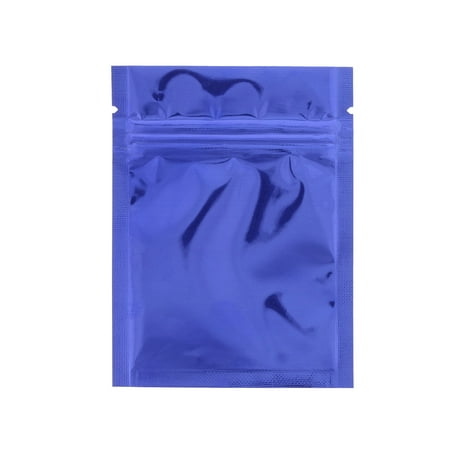 Spec101 | Smell Proof Mylar Aluminum Foil Bags Foil Pouches 3x4” 100pk – Blue