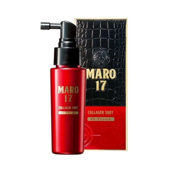 MARO17 Collagen Shot Essence - Suero para el crecimiento del cabello para hombres - Fórmula a base de capixilo y péptidos para restaurar el folículo y revitalizar el cuero cabelludo - Previene la caíd