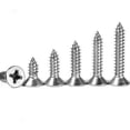 thumbnail image 4 of M3 Vis Autotaraudeuses, 400 Pcs Vis en Acier Inoxydable Tête de Comptoir Phillips Tête Plate Vis en Bois pour Réparation de Menuiserie 6-30mm, 4 of 5