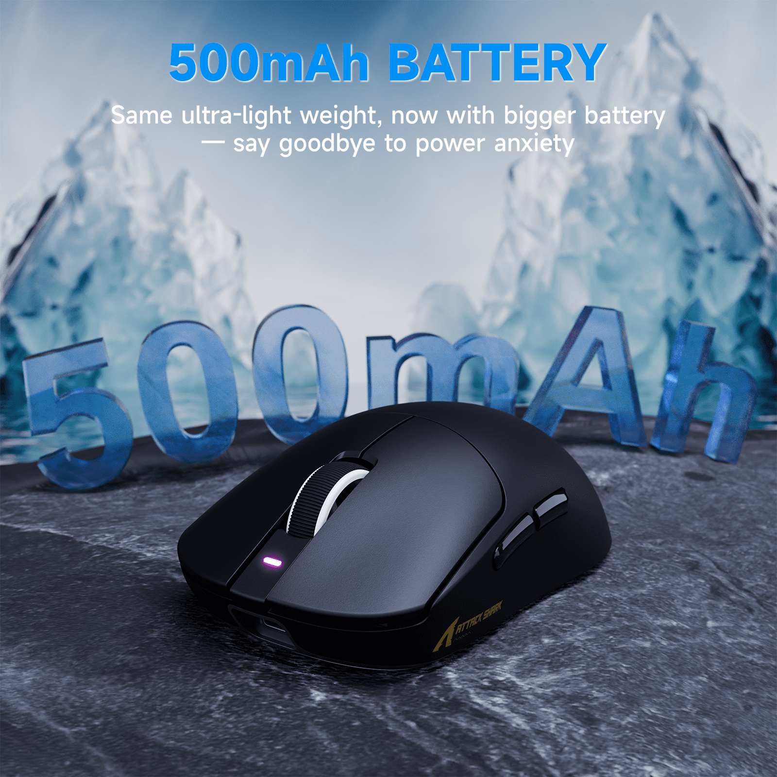 ATTACK SHARK X8PLUS Tri-mode Wireless Gaming Mouse With C06 ULTRA Cable