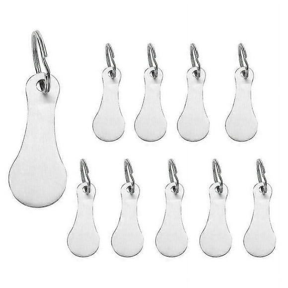 10 piezas de removedor de acero inoxidable - Ficha como llavero - Se puede separar directamente