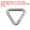 Silver, variant on Triangle Ring Buckle Metal Spring Snap Clip Jump Rings Keychain Belt Fastener for DIY Purses Silver 0.78"