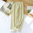 thumbnail image 2 of Bovxnpu Women's Maternity Pajama Pants Winter Warm Pregnancy Pants Maternity Pants Womens Fleece Lined Pants Winter Thick And Warm Adjustable Home Pants Soft Comfy, 2 of 3