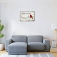 thumbnail image 6 of LifeSong Milestones "Happy Holidays" Wood Cardinal Christmas Wall Art Decor for Home, 6 of 7