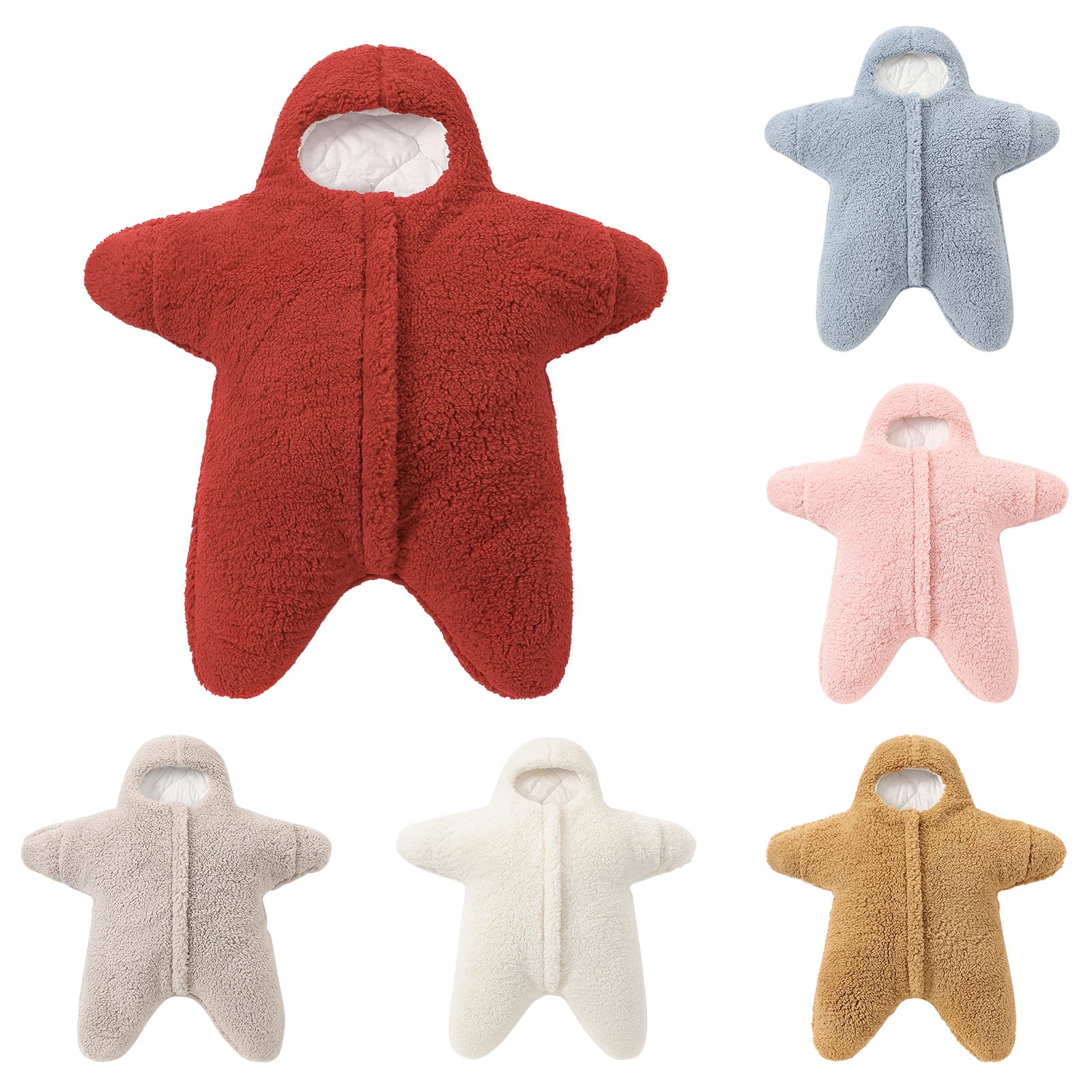 Skpabo Baby Soft Warm Swaddling Quilt Newborn Infant Starfish Shaped