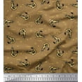 thumbnail image 1 of Soimoi Georgette Viscose Fabric Circle,Dot & Prawns Ocean Print Sewing Fabric Yard 42 Inch Wide, 1 of 3