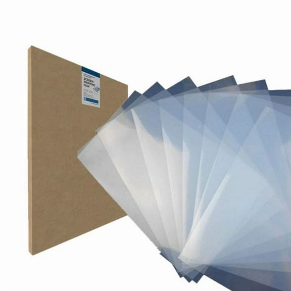 Qomolangma 100 Sheets Premium Waterproof Inkjet Milky Transparency Film 17" x 22" for Screen Printing