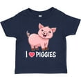 thumbnail image 3 of Inktastic I Love Piggies Cute Pig Boys or Girls Toddler T-Shirt, 3 of 5