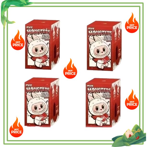 Caja ciega Labubu 2025, serie Happy Fact de los monstruos, caja ciega de cara de vinilo, llavero colgante, caja misteriosa, juguete de regalo sorpresa, novedad de 2025