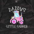 thumbnail image 4 of Inktastic Daddy's Little Farmer- Pink Tractor and Flowers Boys or Girls Baby Bodysuit, 4 of 5