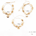 thumbnail image 2 of Gold-Plated Shell Scallop Anklet Women's Vintage Simple Beach Personalized Drawstring Ankle Jewelry for Daughter S01, 2 of 8