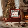 thumbnail image 7 of Under $5 Christmas Throw Pillow Covers 18x18" Christmas Printed Pillow Cover Series Home Sofa Decoration Cushion Cover Bedroom Pillow Cover for Holiday Party Supplies, 7 of 7