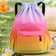thumbnail image 5 of Con Cordón Mochila Deportiva Playa Color Degradado Bolsillo para Hombres Y Mujeres Natación Viajes, 5 of 9