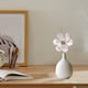 thumbnail image 4 of Flores Navideñas Brillantes Adornación de Navidad, Jarrón de Cristal con Base de Metal, Decoración para Hogar, Perfecto para Salón, 20 Pulgadas de Alto, Resistente, Atractivo, para Comedor,, 4 of 9