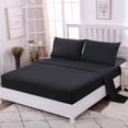 thumbnail image 1 of Sábana ajustable Funda de almohada Juego de fundas de colchón Home Hotel Juego de sábanas de poliéster Queen 4pcs / set Scienceny HA5199-03B, 1 of 7