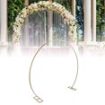 thumbnail image 1 of Arch Backdrop Stand, Round Backdrop Stand 6.9ft Multifunctional Metal Prevent Slip  for Wedding Decoration, 1 of 7