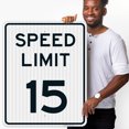 thumbnail image 2 of Speed Limit 15 MPH Sign,, 2 of 8