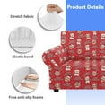 thumbnail image 6 of XYZCANDO Christmas Dog Couch Covers Chair Sofa Covers Stretch Printed Armchair Slipcover Couch Cushion Covers Washable Furniture Protection for Pet Kids, 6 of 6