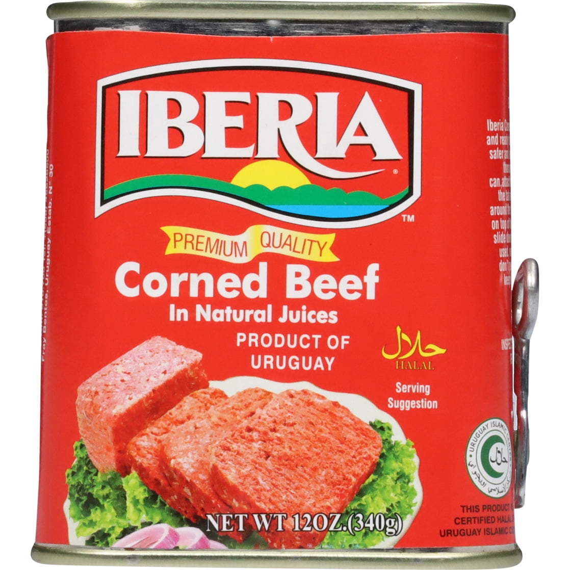 Iberia Premium Quality Corned Beef in Natural Juices, 12 oz