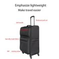 thumbnail image 3 of Yougu Softside Luggage Expandable 3 Piece Set Suitcase ,20'24'28' Black, 3 of 10