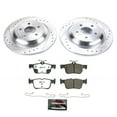 thumbnail image 3 of PowerStop Rear Z36 Truck & Tow Carbon-Fiber Ceramic Brake Pad and Drilled and Slotted Rotor Kit Fits: FORD LINCOLN Select Models K8642-36, 3 of 9