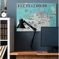thumbnail image 2 of Stupell Industries San Francisco California City Map Tourist Destinations Design by Ziwei Li, 36" x 48", 2 of 6