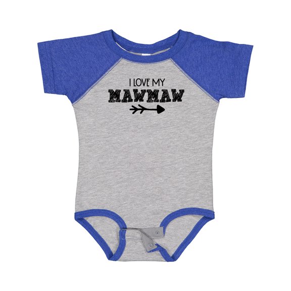 Inktastic I Love My Mawmaw with Arrow Boys or Girls Baby Bodysuit