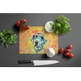 thumbnail image 3 of Dalmatian Hippie Dawg Glass Cutting Board Large 12 in x 15 in, 3 of 5