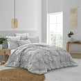thumbnail image 4 of Posh Living Arissa 5pc King/California King Comforter Set Grey, 4 of 7