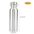 thumbnail image 3 of Taza portátil del viaje de la botella de la bebida de la taza del agua de la botella del acero inoxidable al aire libre(750ml) Spptty cocina, 3 of 7