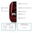 thumbnail image 4 of Spec-D Tuning Red LED Sequential Tail Lights Compatible with 2014-2021 Toyota Tundra, Left + Right Pair Assembly, 4 of 6