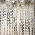 thumbnail image 5 of 2 Pcs Ball Foil Curtain, Boriyuan 3.28 x 6.56 ft Party Fringe Curtain, Glitter Curtain Ball Foil Fringe Backdrop Curtains for Birthday Wedding Parties, Prom and New Years Decorations (Silver), 5 of 8