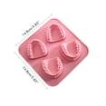 thumbnail image 3 of Molde de silicona, bandeja para cubitos de hielo, dientes, molde para hielo, bandeja para cubitos de hielo, funcionamiento suave, 3 of 7