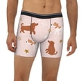 thumbnail image 2 of Salouo Star Cute Dog Pattern Men's Boxer Briefs, Soft & Breathable Underwear Elastic Waistband Briefs for Men,1-Pack, 2 of 7