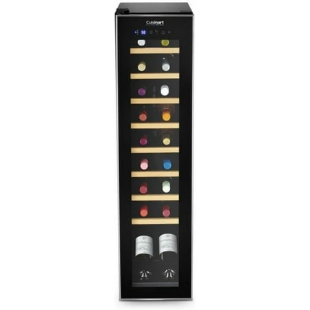Cuisinart 18-Bottle Private Reserve Compressor Wine Cellar  One Size  Black