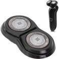 thumbnail image 3 of 2 Têtes de Rasoir de Rechange pour Barbe, Têtes de Rasoir Embouts de Rasoir Tête Rotative Accessoire Étanche Tête de Rasoir Électrique pour Tête et Visage, 3 of 8