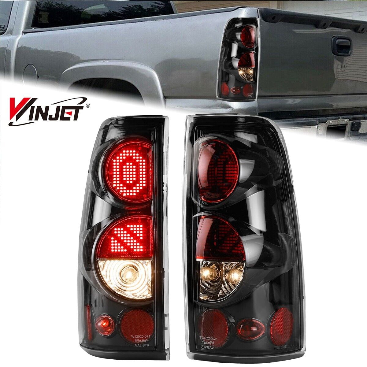 Winjet LED Tail Lights For Chevy Chevrolet Silverado 19992007 1500