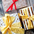 thumbnail image 3 of Jestar White & Gold Foil Wrapping Paper, Gift Wrap for Birthday, 3 Rolls - 17 x 120 Inch Per Roll, 3 of 7