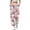 Pink, variant on Fiaer Christmas Plus Size Sweatpants Women Funny Graphic High Waisted Xmas Pants Santa Snowman Printed Lace up Comfort Holiday Trousers with Pockets White XL